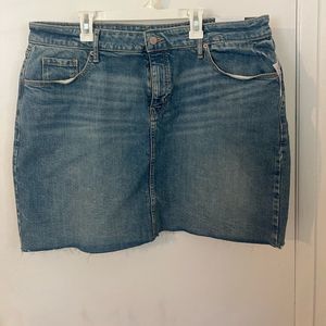 DENIM MINISKIRT NWT